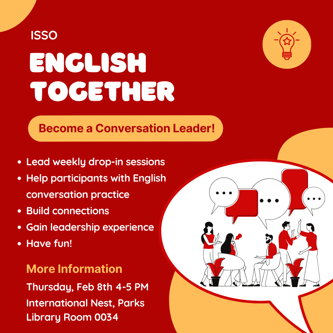 English Together Conversation Leader Meeting